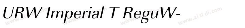 URW Imperial T ReguW字体转换 URW Imperial T ReguW字体转换